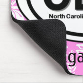 Personalisierte OBX Außenbänke Rosa Mousepad (Ecke)