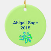 Personalisierte OBX-Außenbanken North Carolina Gre Keramikornament (Hinten)