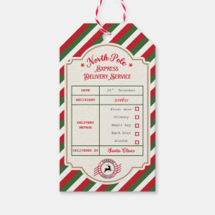 Personalisierte offizielle Weihnachtsmann-Geschenk Geschenkanhänger