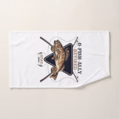 Personalisierte Ofishalalmüde Funny Retirement Badhandtuch Set (Handtuch)