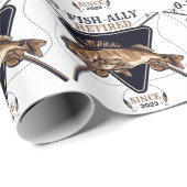 Personalisierte Ofishalalmüde Funny Retirement Geschenkpapier (Rolleneckpunkt)