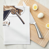 Personalisierte Ofishalalmüde Funny Retirement Geschirrtuch (Viertel Falte)