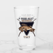 Personalisierte Ofishalalmüde Funny Retirement Glas (Vorderseite)