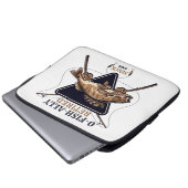 Personalisierte Ofishalalmüde Funny Retirement Laptopschutzhülle (Vorne Knopf)