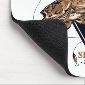 Personalisierte Ofishalalmüde Funny Retirement Mousepad (Ecke)