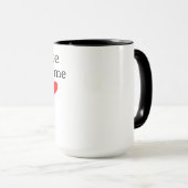 personalisierte Oma/Anana-Tasse mit Namen Tasse (VorderseiteRechts)