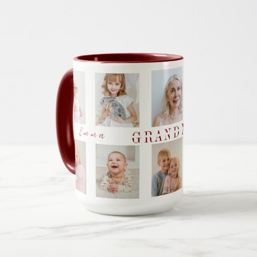 Personalisierte Oma Combo-Tasse | Benutzerdefinier Tasse (Vorderseite Links)