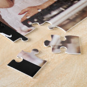 Personalisierte Oma Established 3-Foto-Collage Puzzle (Seite)