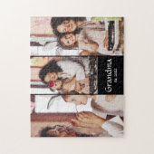 Personalisierte Oma Established 3-Foto-Collage Puzzle (Vertikal)