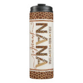 Personalisierte Oma Geschenk Nana Tumbler Enkel Thermosbecher (Vorderseite)