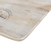 Personalisierte Oma-Küche aus Holz Schneidebrett (Ecke)