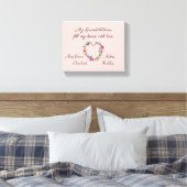 Personalisierte Oma Leinwanddruck (Insitu (Schlafzimmer))