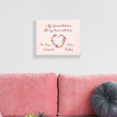 Personalisierte Oma Leinwanddruck (Insitu (Wohnzimmer))