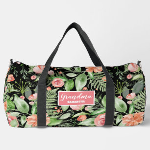 Personalisierte Oma Muttertag Schwarz Duffle Bag