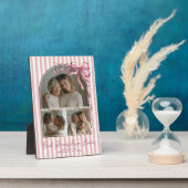 Personalisierte Oma-Muttertags-Fotocollage-Schleif Fotoplatte (Seite)