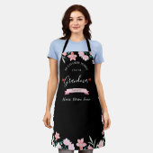 Personalisierte Oma-Schürze mit Kindernamen Schürze (Getragen)