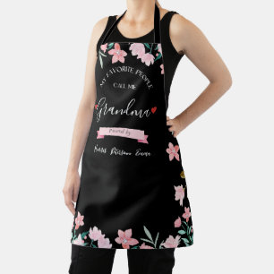 Personalisierte Oma-Schürze mit Kindernamen Schürze