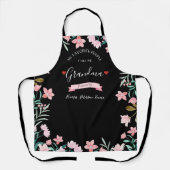 Personalisierte Oma-Schürze mit Kindernamen Schürze (Vorderseite)