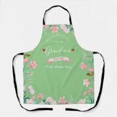 Personalisierte Oma-Schürze mit Kindernamen Schürze (Vorderseite)