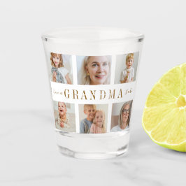 Personalisierte Oma Shot Glass Fotos Schnapsglas