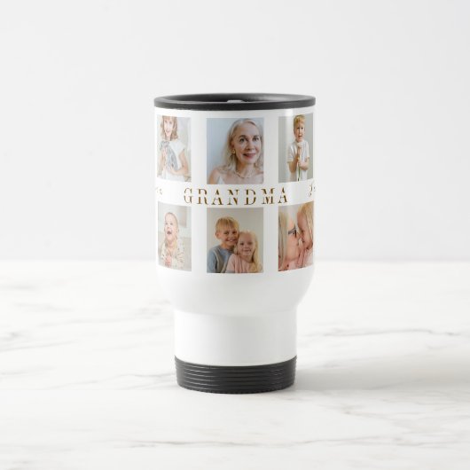 Personalisierte Oma Travel Mug | Benutzerdefiniert Reisebecher (Mittel)