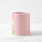 Personalisierte "Oma's Girl" Pink Coffee Tasse (Zentrum)