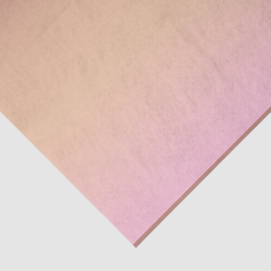 Personalisierte Ombre Rose Gold Seidenpapier (Ausschnitt)