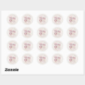 Personalisierte ONEderful First Birthday Stickers (Blatt)