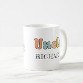Personalisierte Onkelgeschenke | Bester Onkel je N Kaffeetasse (VorderseiteRechts)
