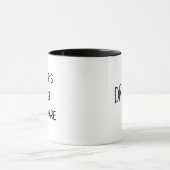 Personalisierte Onkologin-Geschenke, Krebsnacht mi Tasse (Zentrum)