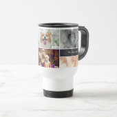 Personalisierte Opa Foto Collage Tafel Reisebecher (VorderseiteRechts)