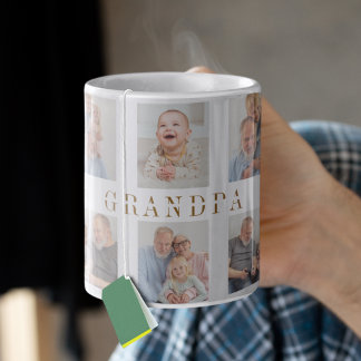 Personalisierte Opa-Tasse | Benutzerdefinierte Fot Jumbo-Tasse