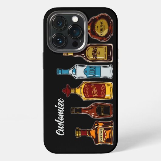 Personalisierte Open Bar iPhone Hülle (Hinten)
