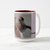 Personalisierte Opossum-Tasse Zweifarbige Tasse (VorderseiteRechts)