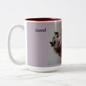 Personalisierte Opossum-Tasse Zweifarbige Tasse (Links)