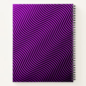 Personalisierte optische Waves Notizblock (Rückseite)