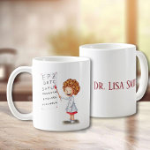 Personalisierte Optometriker und Krankenschwester  Kaffeetasse