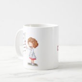 Personalisierte Optometriker und Krankenschwester Kaffeetasse (Vorderseite Links)