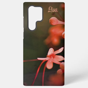 Personalisierte Orange Flower Samsung Hülle Samsung Galaxy Hülle