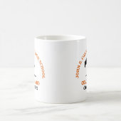 Personalisierte Orange High School Color Guard Kaffeetasse (Mittel)