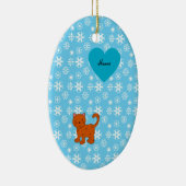 Personalisierte orange keramikornament (Rechts)