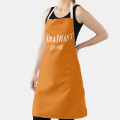 Personalisierte Orange-Schürze Schürze (InSitu)