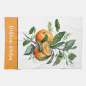 Personalisierte Orangen Obstgärten Geschirrtuch (Horizontal)