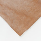 Personalisierte Orangen-Weiß- und Blaupumpen Fleecedecke (Ecke)