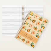 Personalisierte Orangenblüte & Mandarine Notizblock (Innen)