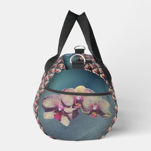 Personalisierte Orchid-Blume Duffle Bag (Rechts)