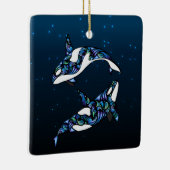 Personalisierte Orkanwale Keramikornament (Rechts)