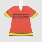 Personalisierte Ornament (Rückseite)