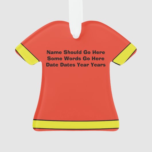 Personalisierte Ornament (Rückseite)