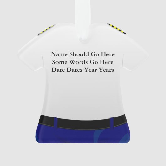 Personalisierte Ornament (Rückseite)